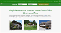 Desktop Screenshot of brunnenhof-burgberg.de